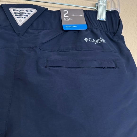 Columbia PFG Regular Fit Court Navy Blue Short Sz 2 NWT - Picture 6 of 16